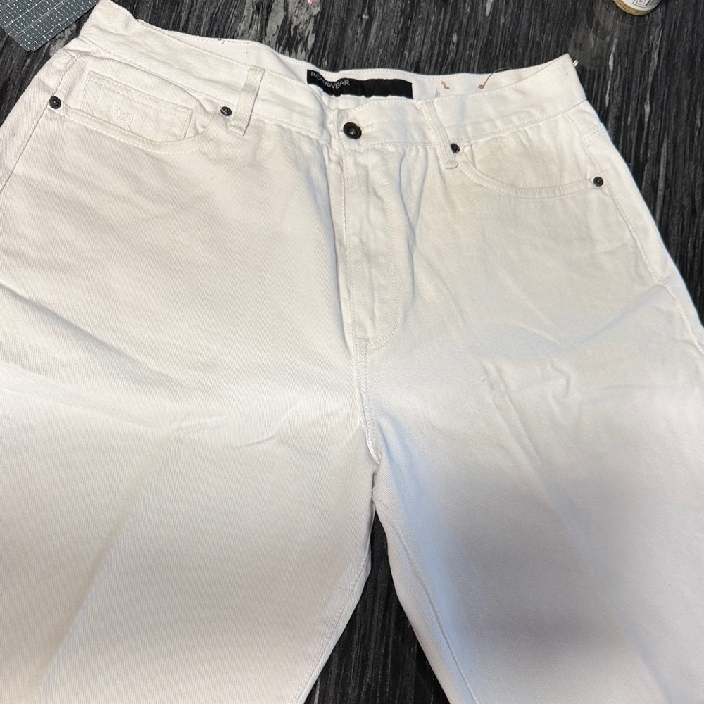 Rocawear Men's Cream Relaxed Jean shorts